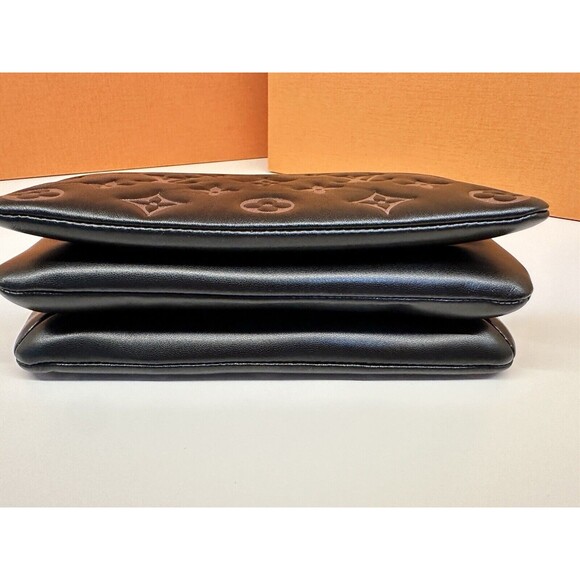 NIB Louis Vuitton Pouchette Coussin Ski Black Holographic M82746 💯% Authentic - Picture 9 of 16